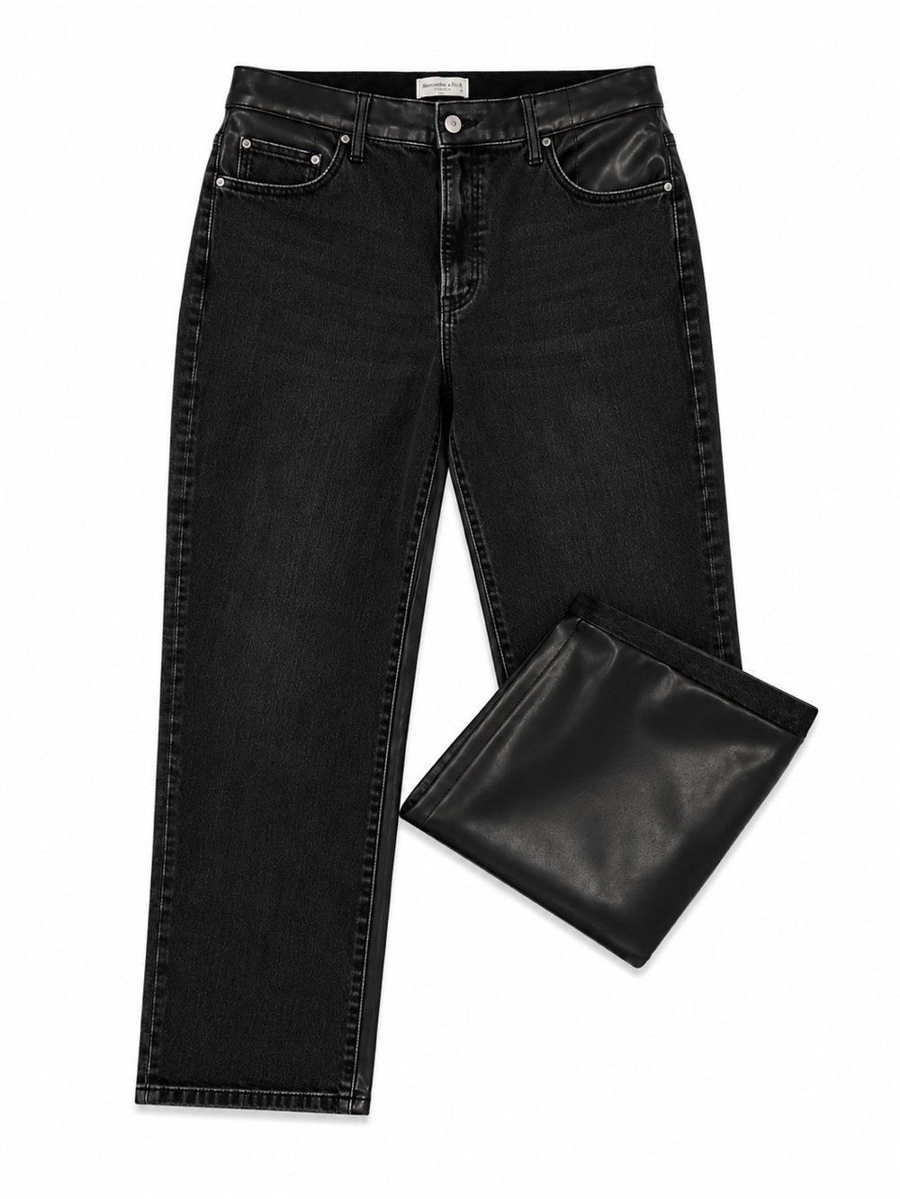 Abercrombie Leather/Jean Pants